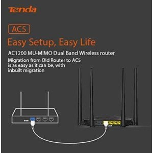 TENDA AC5 Wireless WIFI AC1200 Smart Dual Band Router