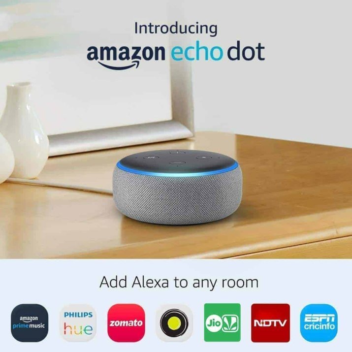 Amazon Echo Dot (3rd Gen) - Smart speaker with Alexa - Grey