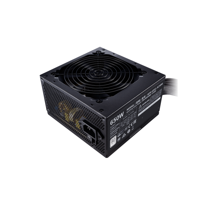 Cooler Master MWE 650W,80+ White 230V A/UK Cable Power Supply