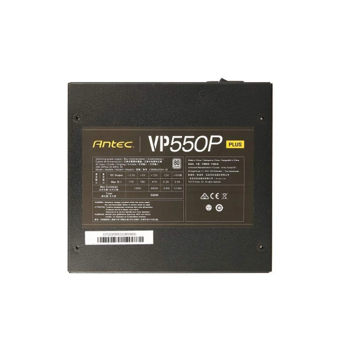 Antec VP550P Plus 550 Watt 80 Plus Non-Modular Gaming Power Supply