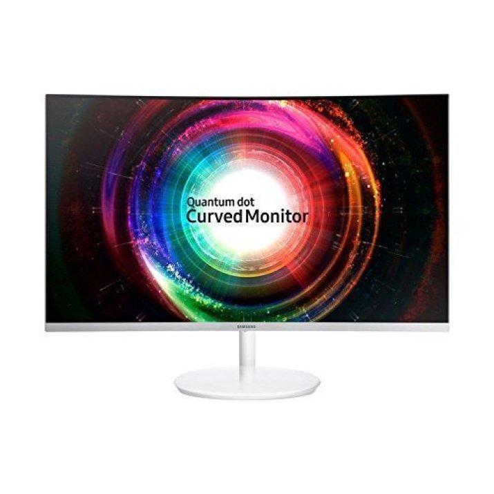 Samsung 27 inch (68.4 cm) Curved QLED Backlit Computer Monitor LC27H711QEWXXL