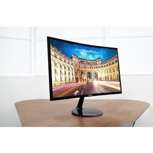 Samsung 27 inch (68.6 cm) Curved LED Backlit Computer Monitor LC27F390FHWXXL (Black)