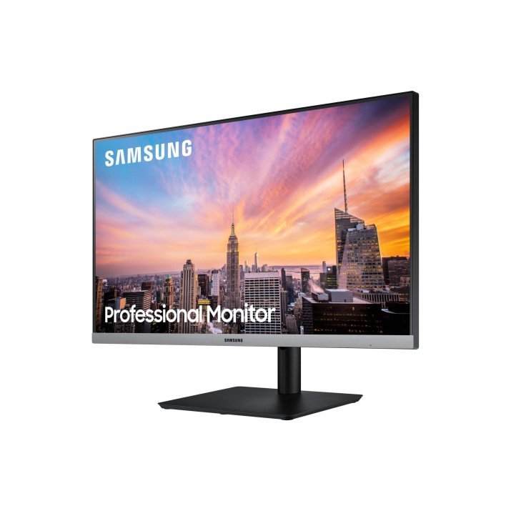 Samsung LS24R650FDU LED display 60.5 cm (23.8") 1920 x 1080 pixels Full HD Black, Gray