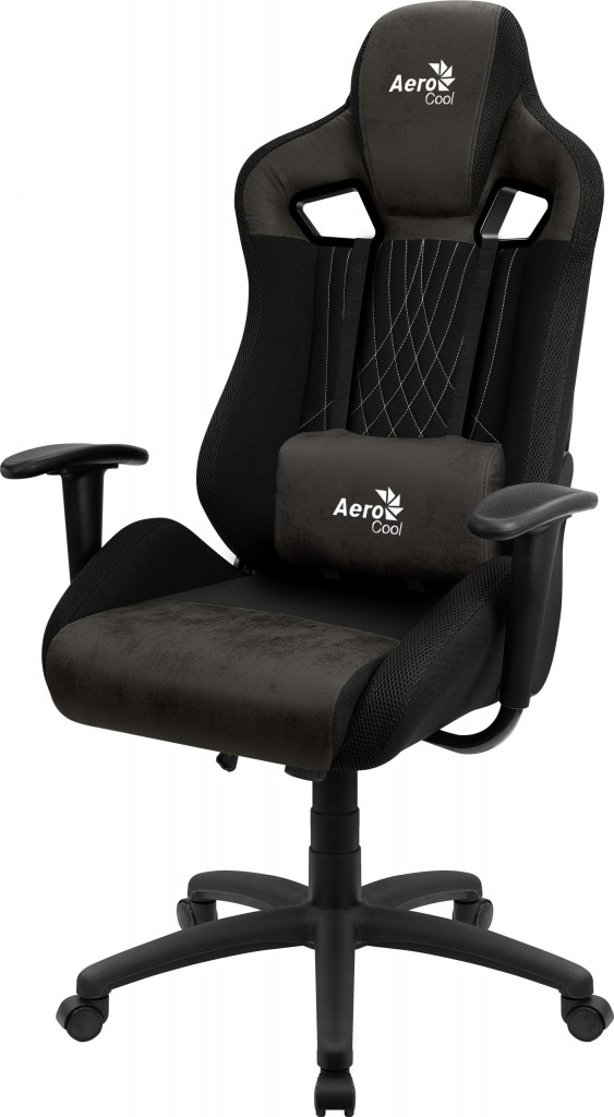 Buy Aerocool  EARL AeroSuede Universal Gaming  Chair  Black 