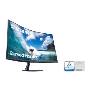 Samsung – T55 Series 27″ LED 1000R Curved FHD FreeSync Monitor