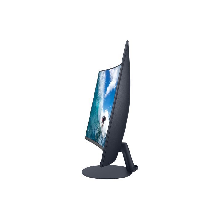 Samsung - T55 Series 27" LED 1000R Curved FHD FreeSync Monitor