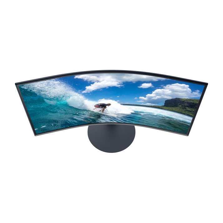 Samsung - T55 Series 27" LED 1000R Curved FHD FreeSync Monitor