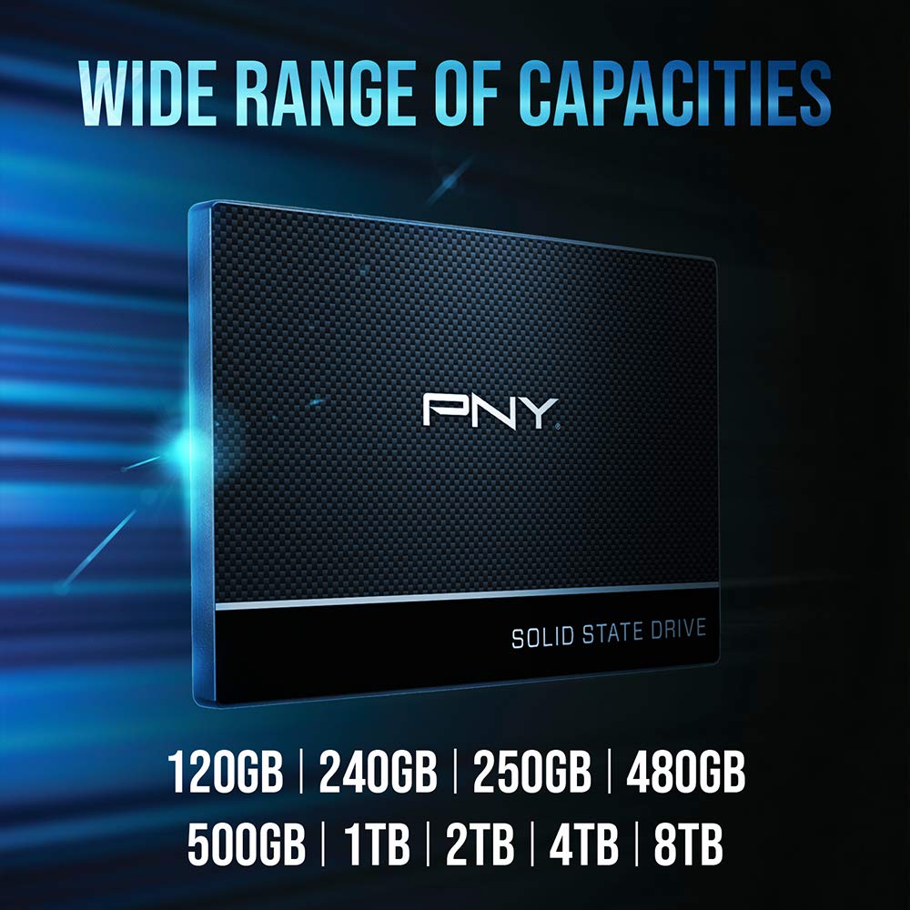 PNY 480GB SSD 2.5” Sata III Internal Solid State Drive