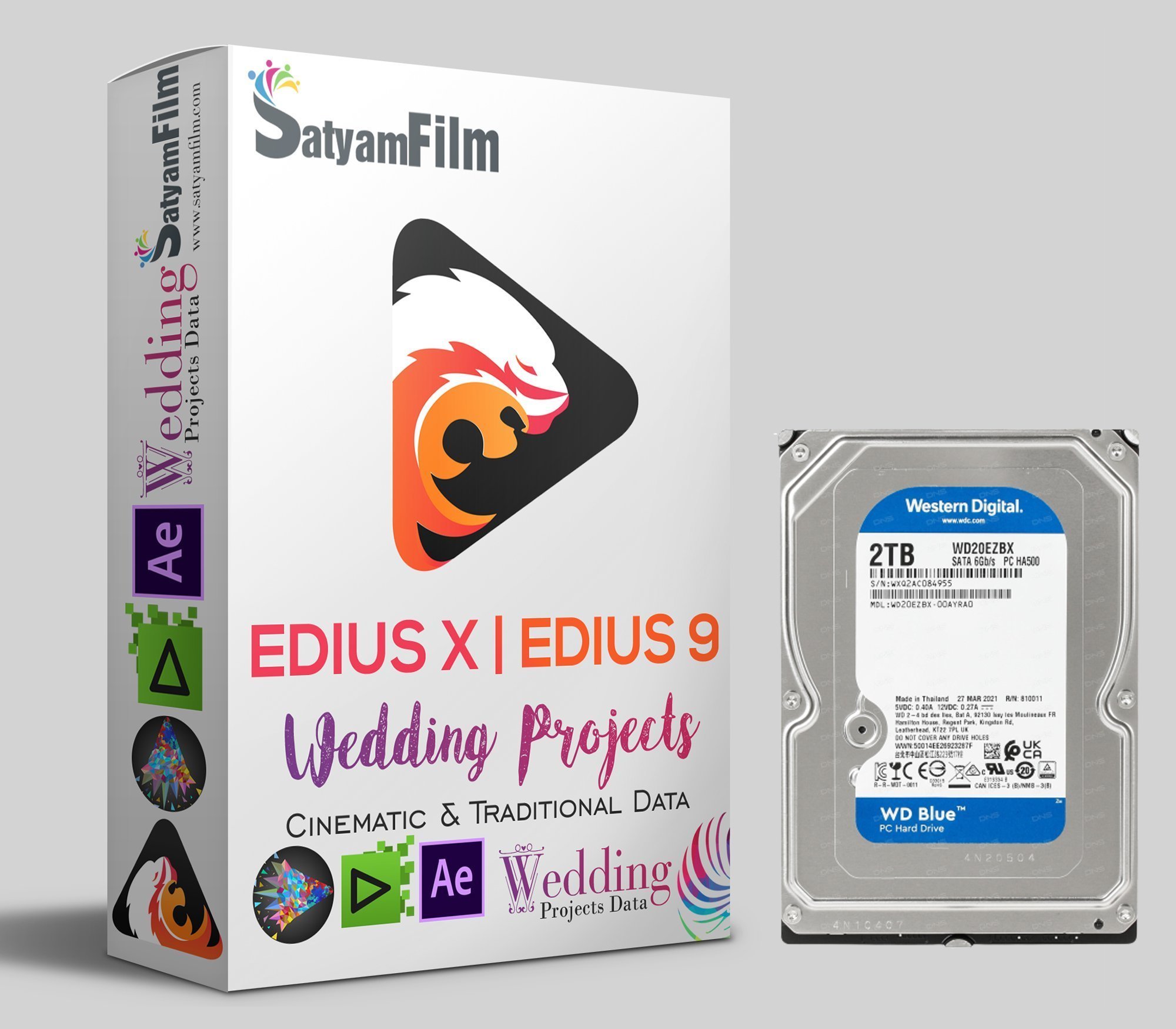 Edius Pro 9 Wedding Projects Dongle | 4K, Full HD | Video Mixing