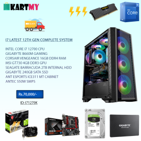 i7 12th Gen With 4GB GPU System