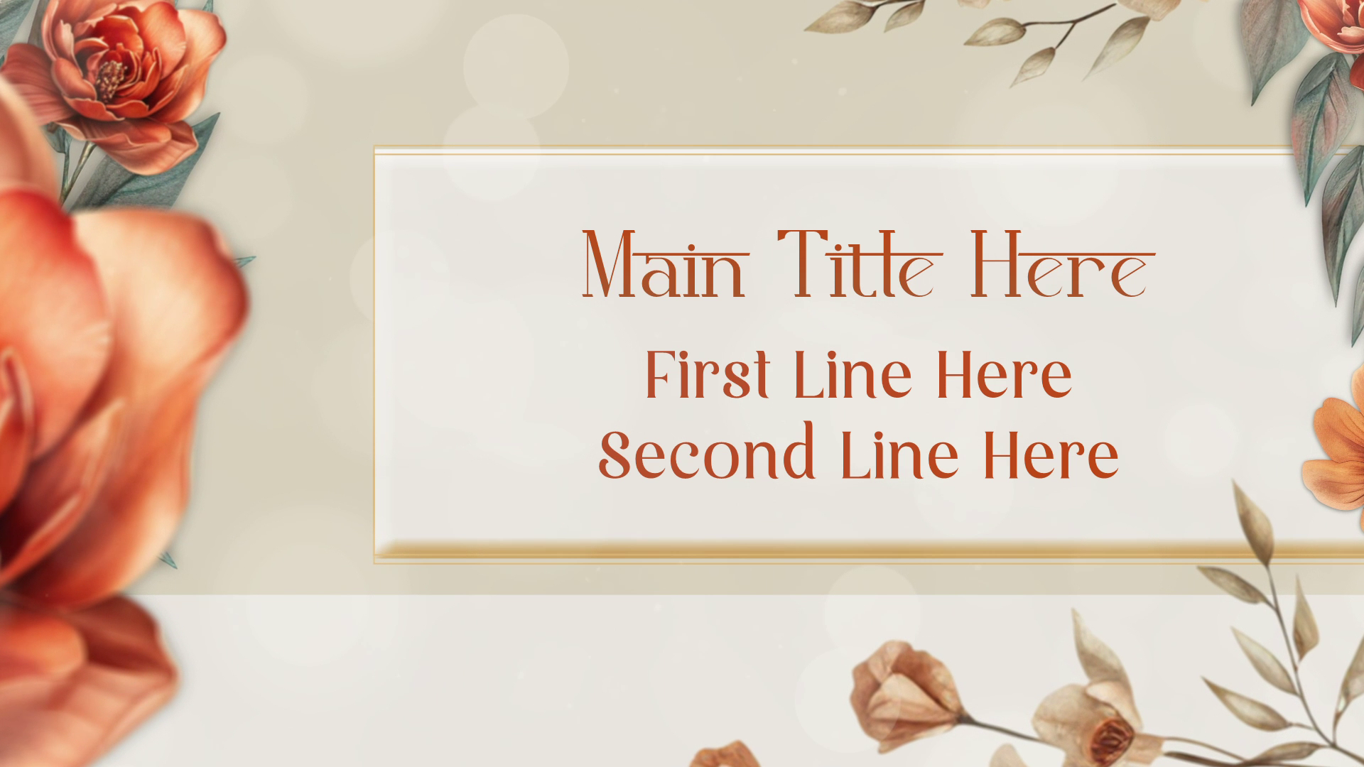 Pastel Flower Title Project for EDIUS 11