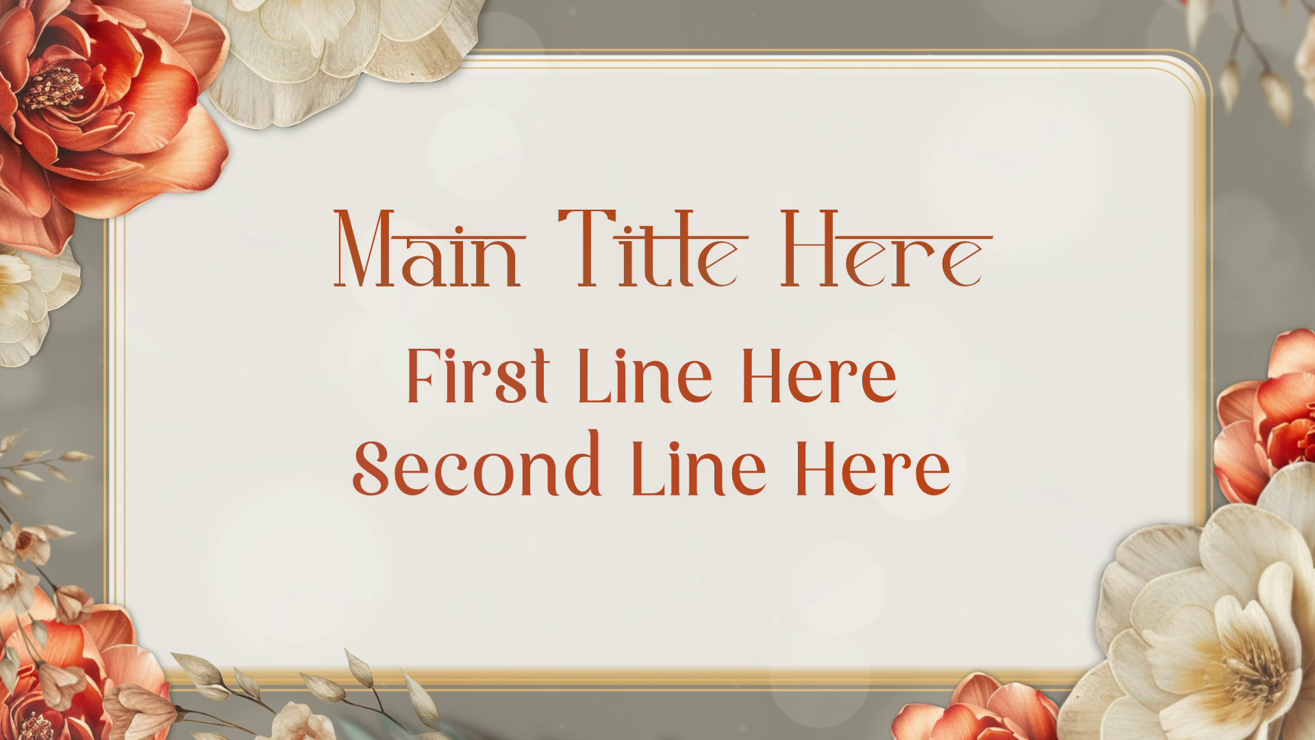 Pastel Flower Title Project for EDIUS 11