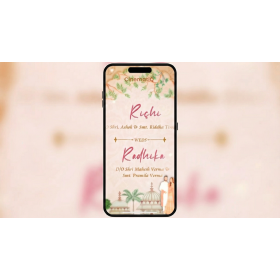 Wedding Invitations Video Templates Digital Wedding Invitation video Wedding invite video free Wedding Invitation video maker Wedding invite video Template Trending Wedding Invitation video