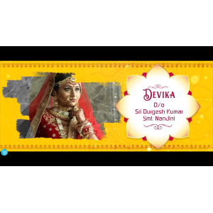 Digital Wedding Invitation Card __ WhatsApp Invite __ Wedding Invitation Video 0-24 screenshot
