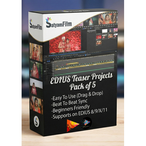 Buy EDIUS Teaser Projects Pack of 5 at Best Price in India - Kartmy