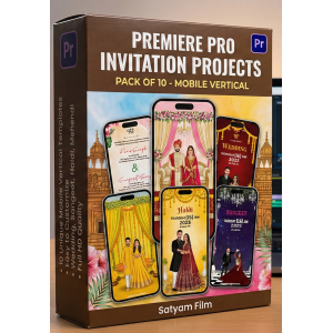 Premiere Pro Invitation Projects Pack of 10