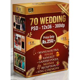 psd wedding album design