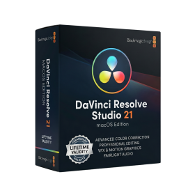 DaVinci Resolve Studio 21 macOs for Lifetime